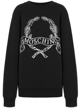 Moschino: Чёрный свитшот 