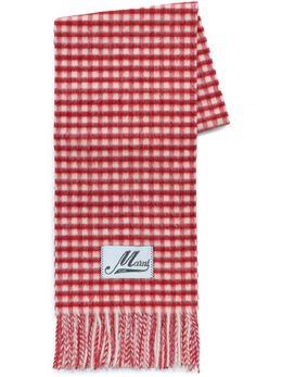 Marni: Красный шарф 