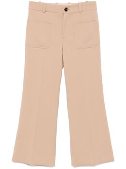 Chloé: Коричневые брюки 