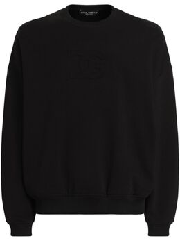 Dolce & Gabbana: Чёрный свитшот 
