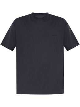 Givenchy: Синяя футболка 