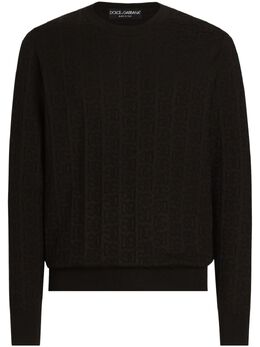 Dolce & Gabbana: Жаккардовый свитер 