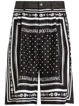 Dolce & Gabbana: Чёрные шорты 
