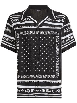 Dolce & Gabbana: Чёрная рубашка 