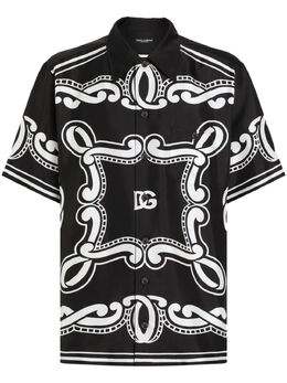 Dolce & Gabbana: Рубашка с принтом 