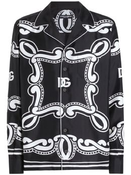 Dolce & Gabbana: Рубашка с принтом 