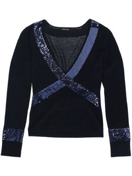 Versace Pre-Owned: Синий свитер 