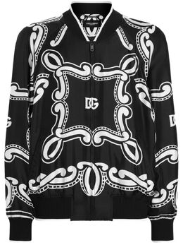 Dolce & Gabbana: Куртка с принтом 