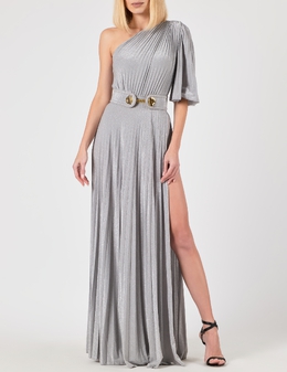 ELISABETTA FRANCHI: Серебристое платье 
