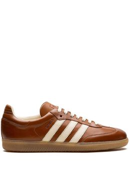 adidas: Коричневые кроссовки  Samba