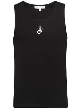 JW Anderson: Чёрная майка  Anchor