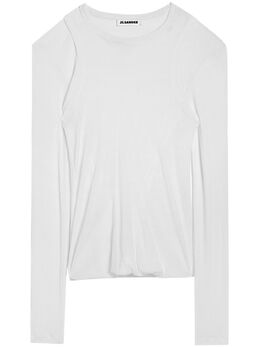 Jil Sander: Белая футболка 