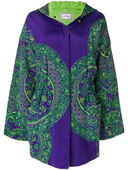 Versace Pre-Owned: Пальто с растительным принтом 