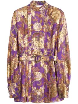 Valentino Garavani: Фиолетовая блуза 