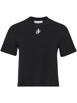 JW Anderson: Чёрная футболка  Anchor