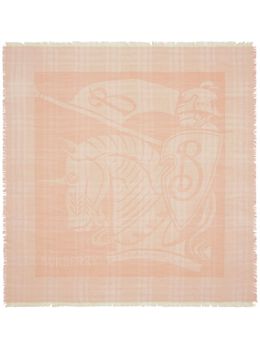 Burberry: Светлый шарф 