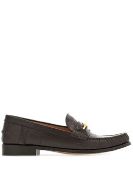 Ferragamo: Коричневые лоферы  Vara