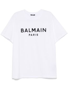 Balmain: Футболка с принтом 