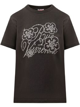 Kenzo: Чёрная футболка 