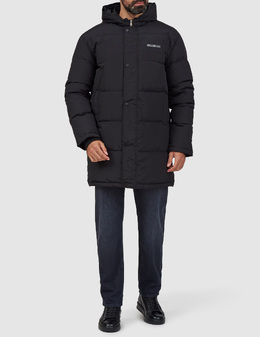 BIKKEMBERGS: Чёрный пуховик 