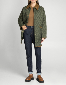 BARBOUR: Куртка цвета хаки 