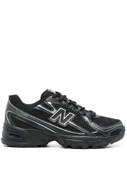 New Balance: Чёрные кроссовки 