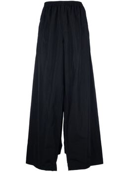 Balenciaga: Чёрные брюки 