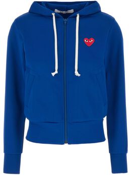Comme Des Garcons Play: Синяя толстовка 