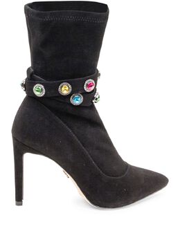 Kurt Geiger London: Чёрные ботинки 