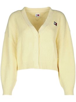 Tommy Jeans: Жёлтый кардиган 