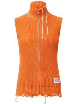 MM6 Maison Margiela: Трикотажный кардиган 