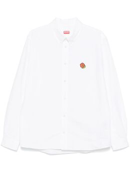 Kenzo: Рубашка с цветочным принтом 