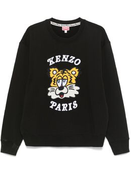 Kenzo: Чёрный свитшот 
