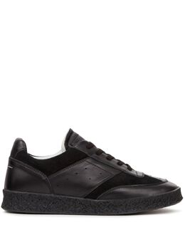 MM6 Maison Margiela: Чёрные кроссовки 