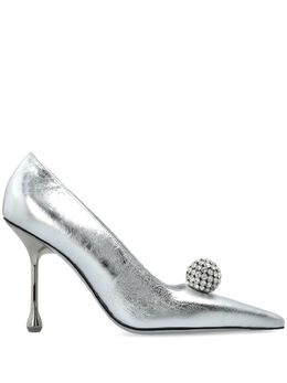 Jimmy Choo: Серебристые туфли 