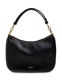 Saint Laurent: Чёрная сумка-шоппер 
