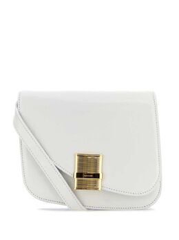 Ferragamo: Белая сумка через плечо 
