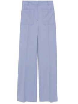 Victoria Beckham: Голубые брюки 
