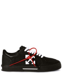 Off-White: Чёрные кроссовки  Vulcanized