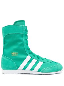 adidas: Зелёные кроссовки 
