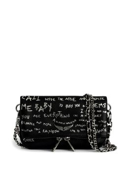 Zadig&Voltaire: Чёрный клатч  Rock Nano