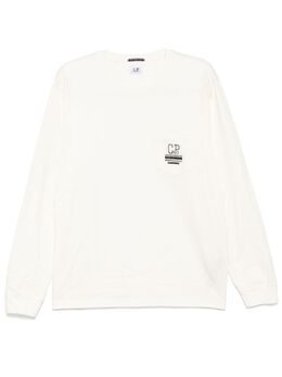 C.P. Company: Белая футболка 