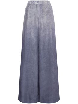Alberta Ferretti: Шёлковые брюки 