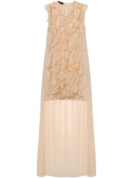Alberta Ferretti: Бежевая блуза 