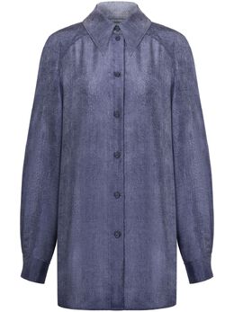Alberta Ferretti: Голубая рубашка 
