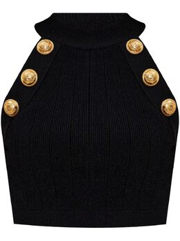 Balmain: Топ на пуговицах 