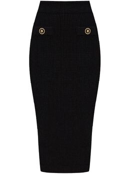 Balmain: Юбка миди 