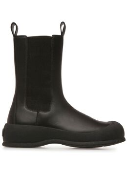 Bally: Чёрные ботинки 
