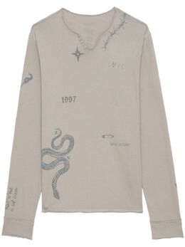 Zadig&Voltaire: Футболка  Tommy с принтом