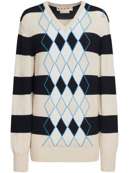 Marni: Свитер в полоску 